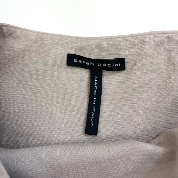 Sarah Pacini Linen Pants Sz 0 - Picture 6 of 14